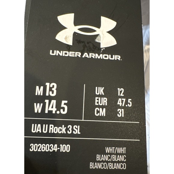 Under Armour Mens Project Rock Sideline Slides Blood Sweat Respect Flip Flops 13 - Picture 8 of 8